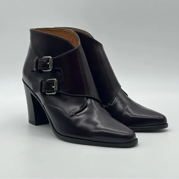 Madewell Milo Monkstrap Ankle Boots. Sz. 8