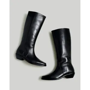 Madewell The Antoine Tall Boot in True Black