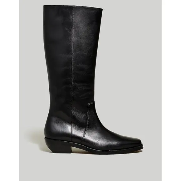 Madewell The Antoine Tall Boot in True Black