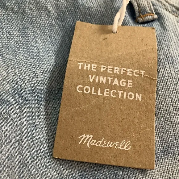 Madewell The Perfect Vintage Collection jeans 36 PLUS SIZE NWT