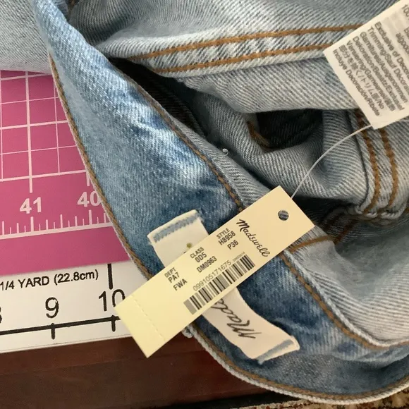 Madewell The Perfect Vintage Collection jeans 36 PLUS SIZE NWT