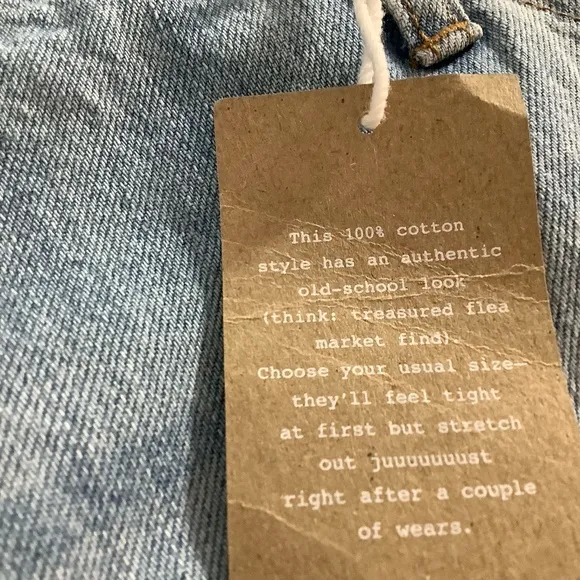 Madewell The Perfect Vintage Collection jeans 36 PLUS SIZE NWT