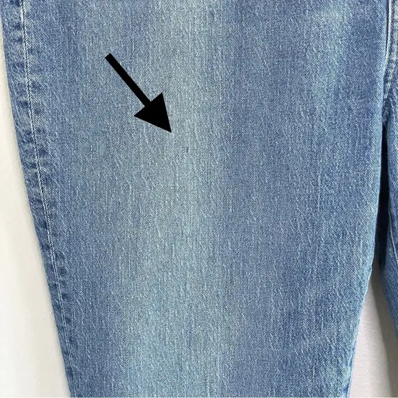 Madewell The Tall Perfect Vintage Crop High Rise Fray Hem Jean Ainsworth Wash 37