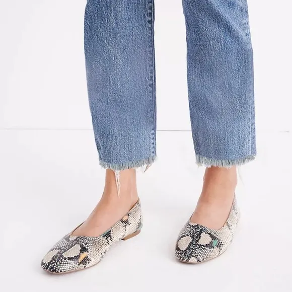 Madewell The Tall Perfect Vintage Crop High Rise Fray Hem Jean Ainsworth Wash 37