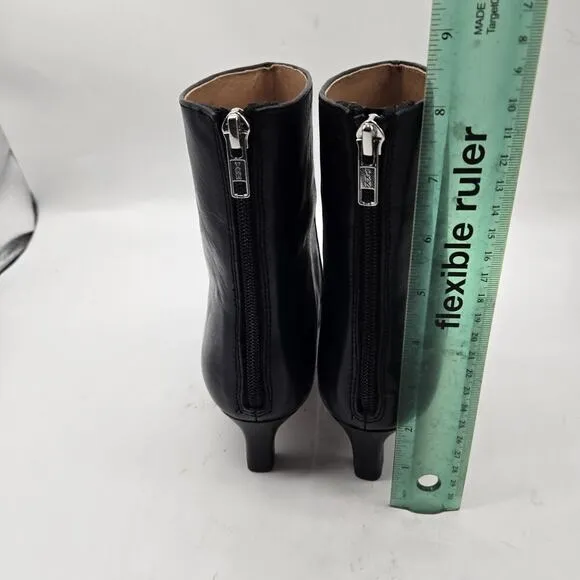 Madewell Womens $198 Size 9 The Dimes Kitten-Heel Boot NN026 NEW black leather