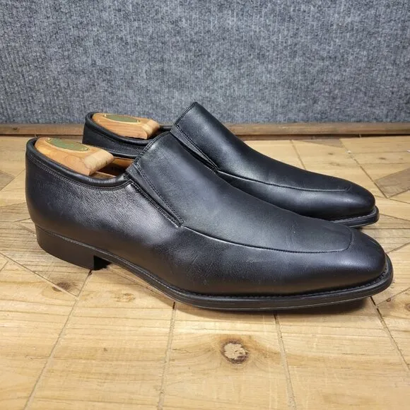 Magnanni Dominguez Slip-On Black Leather 9.5M 42 Style#12655  Shoes