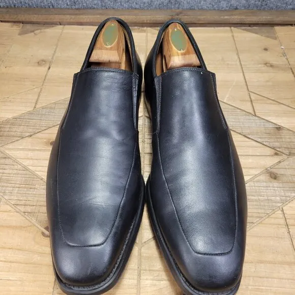 Magnanni Dominguez Slip-On Black Leather 9.5M 42 Style#12655  Shoes
