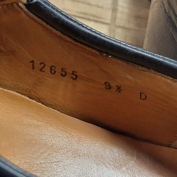 Magnanni Dominguez Slip-On Black Leather 9.5M 42 Style#12655  Shoes