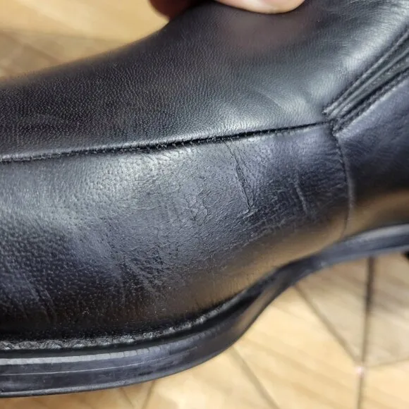 Magnanni Dominguez Slip-On Black Leather 9.5M 42 Style#12655  Shoes