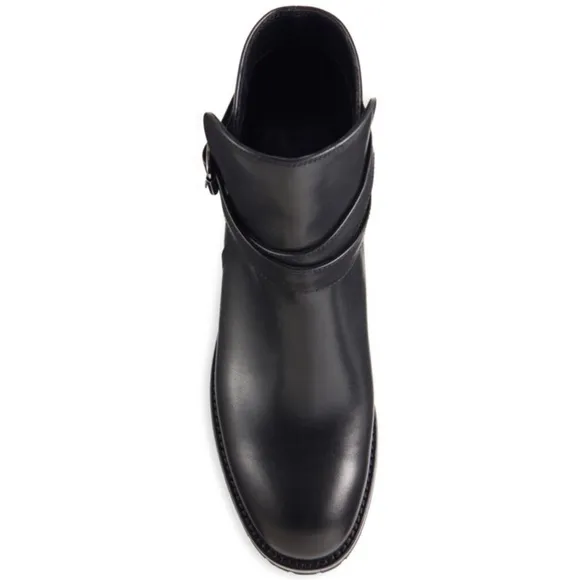 Manolo Blahnik | BLACK | Sulgamba Leather Ankle Boots