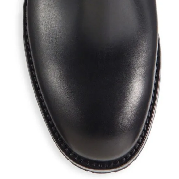 Manolo Blahnik | BLACK | Sulgamba Leather Ankle Boots