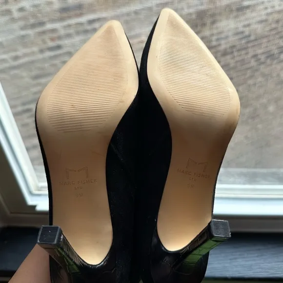 🌸MARC FISHER🌸 LTD Kellen Black Suede Boots size 9M