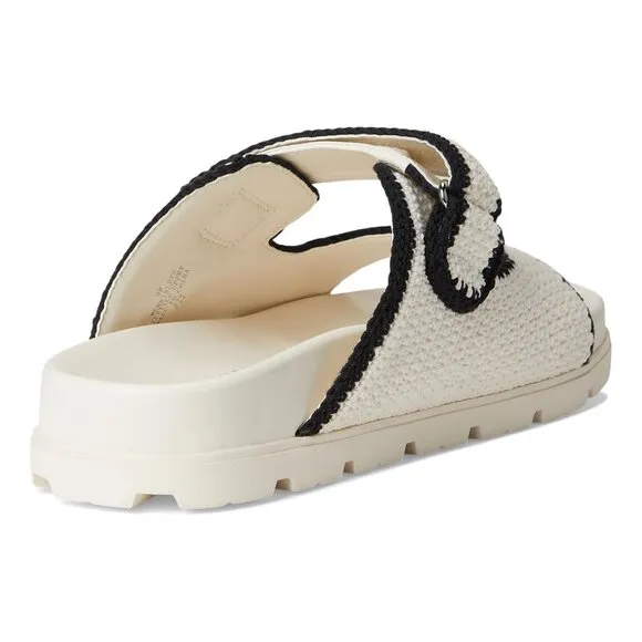Marc Fisher Shoes Brinleys Cream Multi Slide Sandals