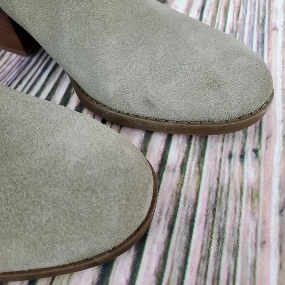 MARC Fisher Taupe Wide Calf Leather Tall Boots