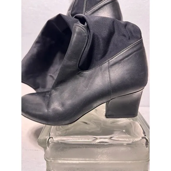 Marina Rinaldi Women's Block Heel Knee Boots Size 10
