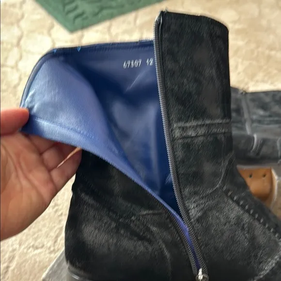Mark Nason Black Leather Boots Rugged Style