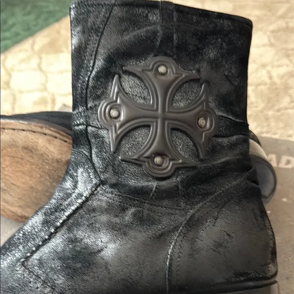 Mark Nason Black Leather Boots Rugged Style