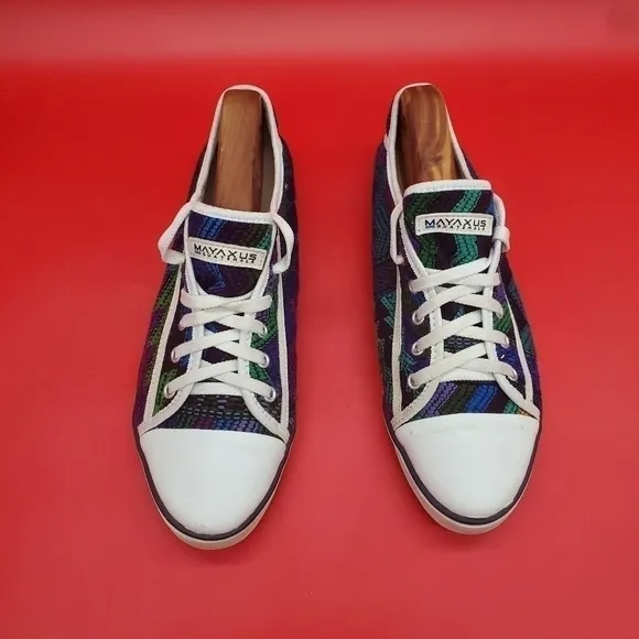 Mayaxus Casual Shoes made with Guatemalan Textiles Men's 9.5 Sneakers