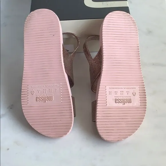 Mel by Melissa cosmic pink sandals