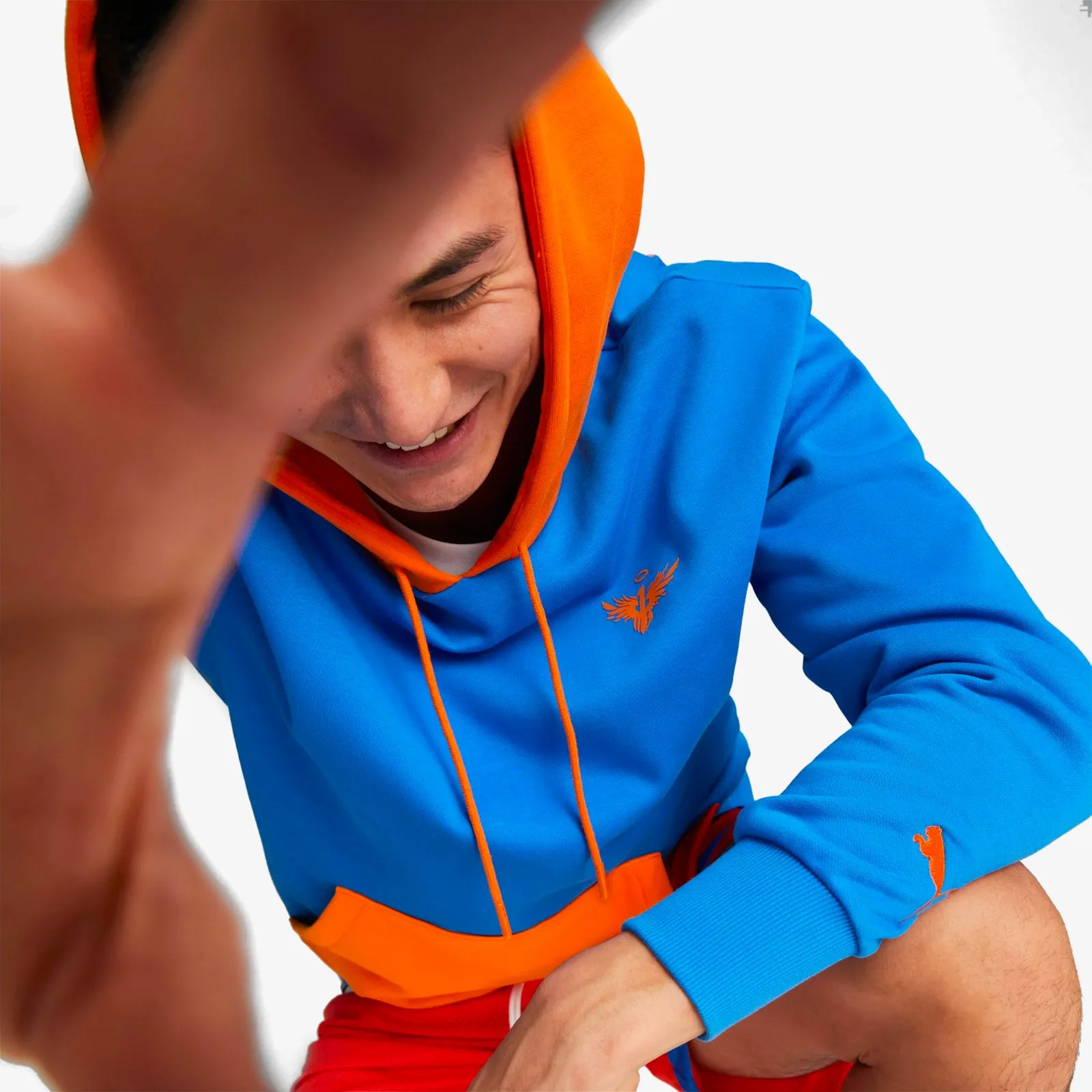 Melo Colourblock Hoodie - Ultra Blue