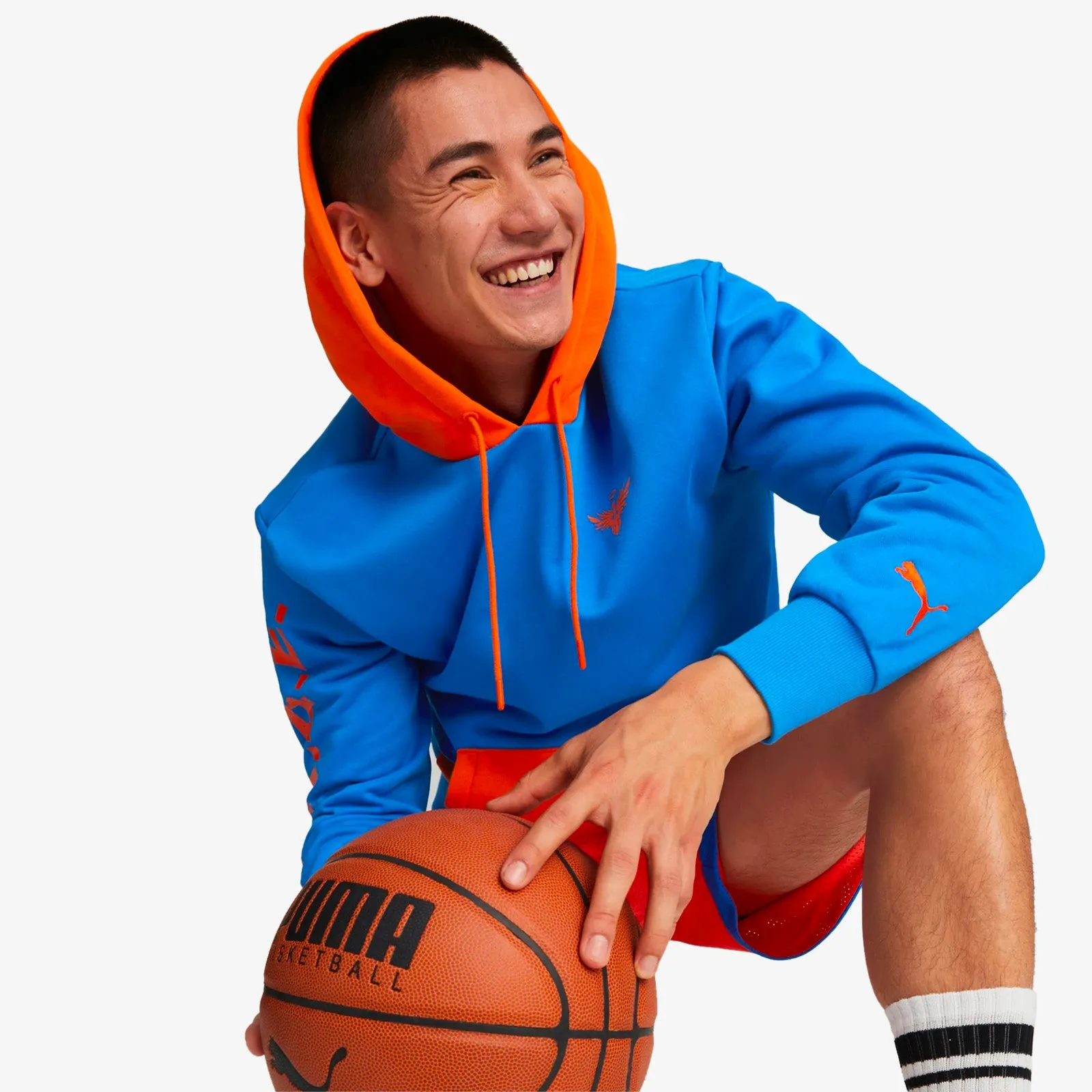 Melo Colourblock Hoodie - Ultra Blue
