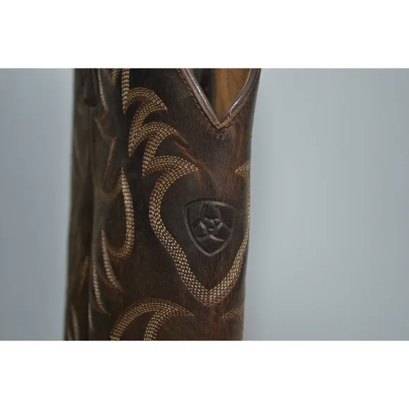 Mens 10.5D Ariat Heritage Brown 12&quot; Tall Western Cowboy Boots (34725) 10002204