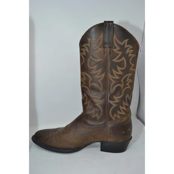 Mens 10.5D Ariat Heritage Brown 12&quot; Tall Western Cowboy Boots (34725) 10002204