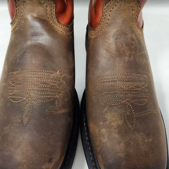 Men's 11.5 EE Ariat WorkHog wide square soft toe work boots western 10005888
