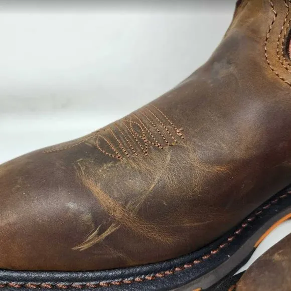 Men's 11.5 EE Ariat WorkHog wide square soft toe work boots western 10005888