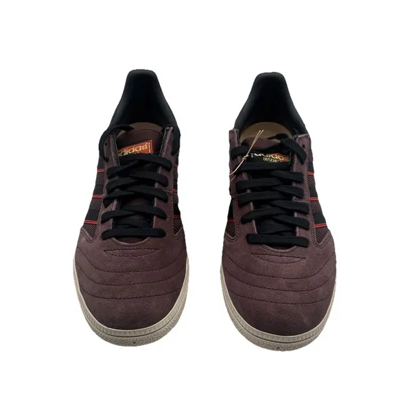 MENS ADIDAS BUSENITZ VINTAGE BROWN BLACK SUEDE CASUAL SNEAKERS SHOES - Sz 9.5M