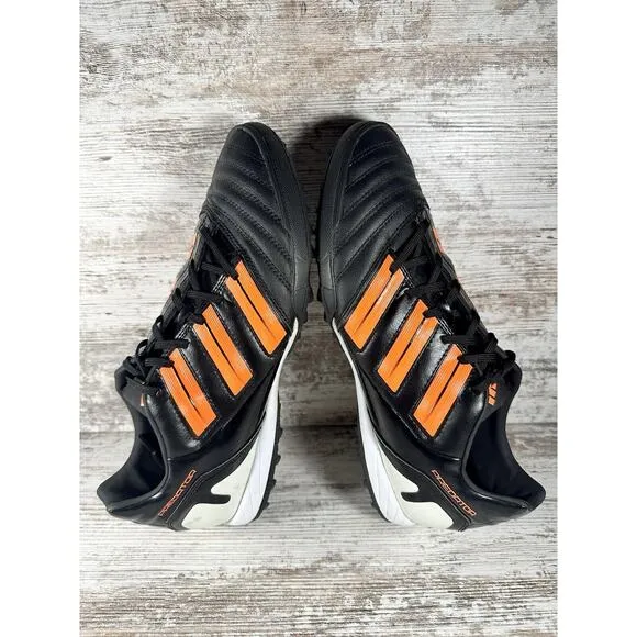 Men's Adidas Predator Absolado TF Black Soccer Shoes Sz 11 Athletic