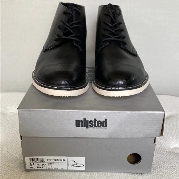 Men's Black Leather Ankle Boots