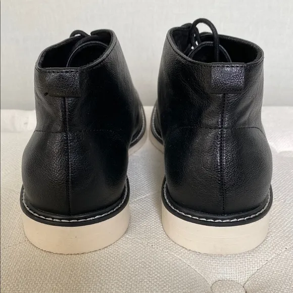 Men's Black Leather Ankle Boots