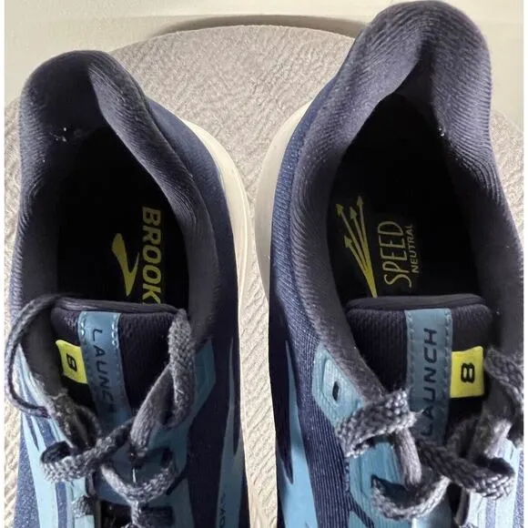 Men's Brooks Launch 8 Blue Athletic Sneaker Size 11D