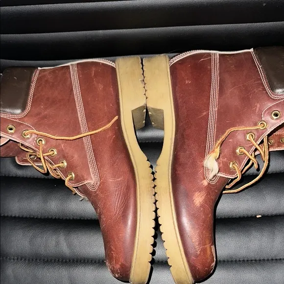 Men's Brown Leather Boots size 10
