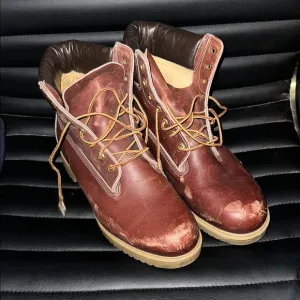 Men's Brown Leather Boots size 10