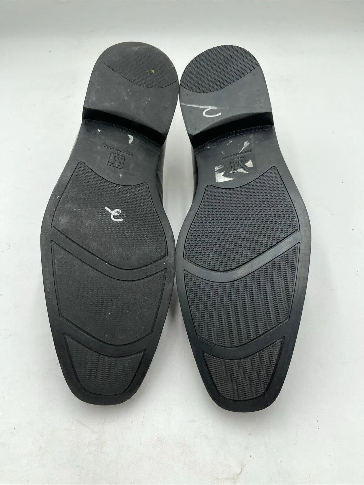 Men’s Bruno Magli Pivetto Leather Dress Loafers Black Size 10.5M - Very Good