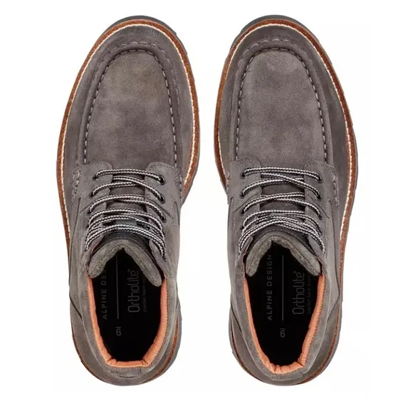 Men's Casual Lace Wedge Boots