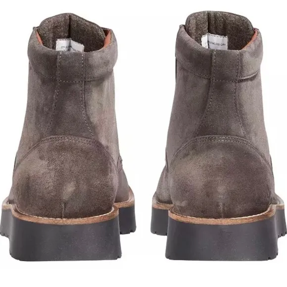 Men's Casual Lace Wedge Boots