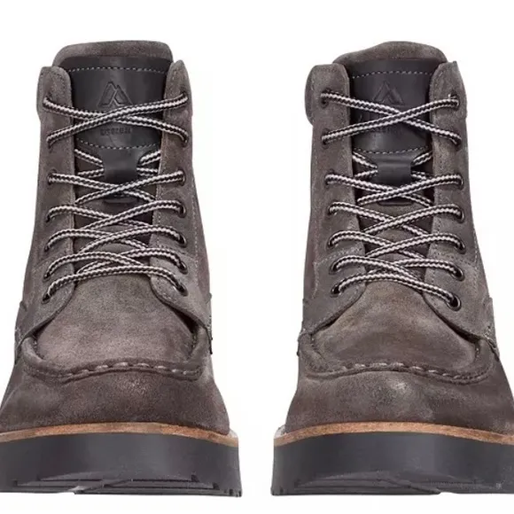 Men's Casual Lace Wedge Boots