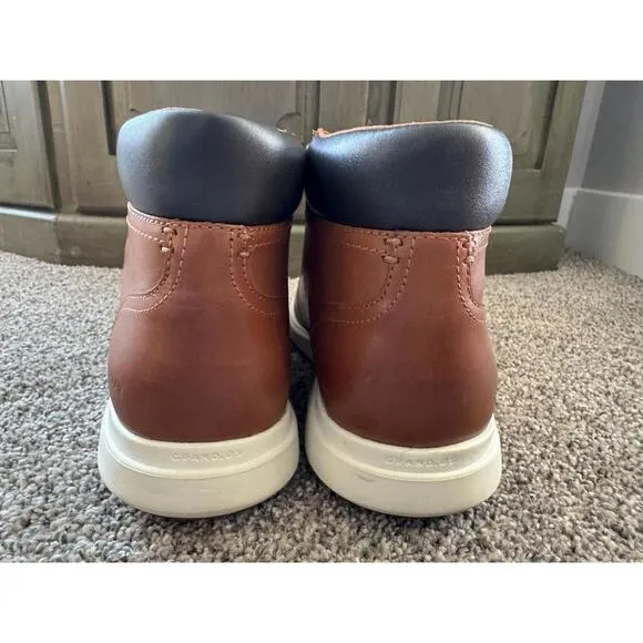 Men's Cole Haan Brown Grand Plus Essex Hiker Boots Size 7