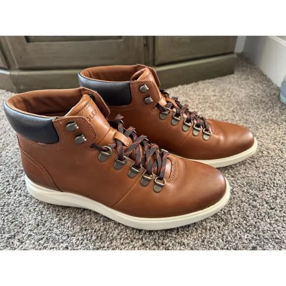 Men's Cole Haan Brown Grand Plus Essex Hiker Boots Size 7