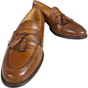 Men's Dress Shoes Johnston &amp; Murphy Signature Series Size 10.5 Leather Tasseled