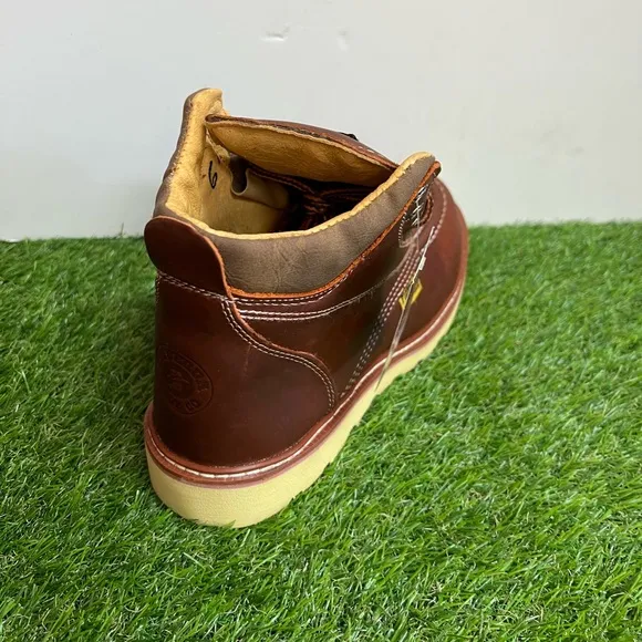 Men’s Laces Construction Work Leather boots comfortable Bota Liviana Cómoda