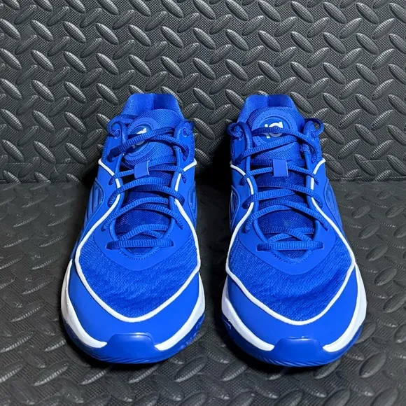 Mens Nike Athletic Basketball Shoes Blue‎ White Size 10