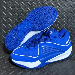Mens Nike Athletic Basketball Shoes Blue‎ White Size 10