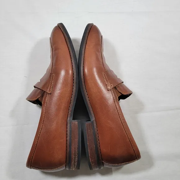 Mens Nunn Bush 84808 Moc Toe Penny Loafers Brown Size 11W