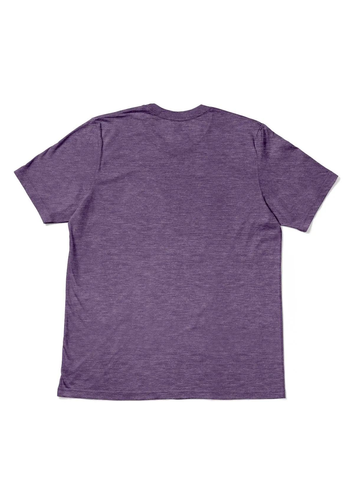 Men’s Purple Triblend Crew Neck T-Shirt