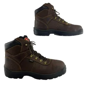 Men's Red Wing Irish Setter Ely Brown Leather Steel Toe Work Boots Size 12 D