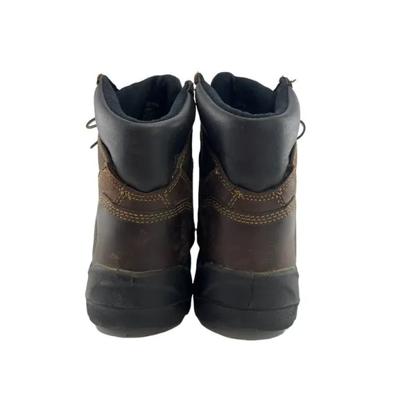 Men's Red Wing Irish Setter Ely Brown Leather Steel Toe Work Boots Size 12 D